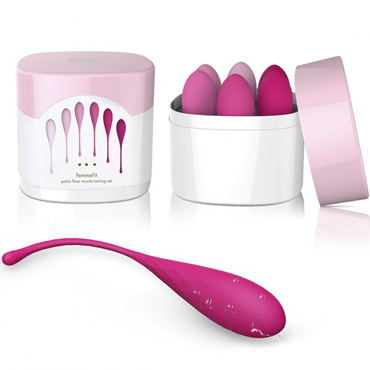 FeelzToys FemmeFit Pelvic Muscle Training Set, розовый