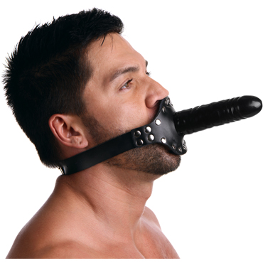XR Brands Strict Leather Ride Me Mouth, черный