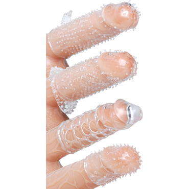 XR Brands Trinity Vibes Pleasured Penis, прозрачный