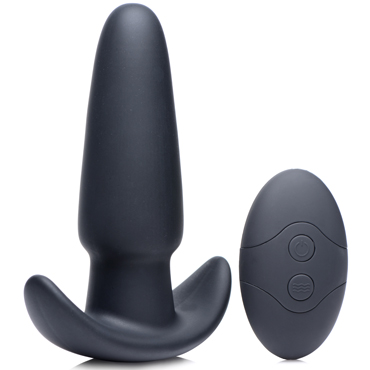 XR Brands Kinetic Thumping 7X Medium Anal Plug, черная