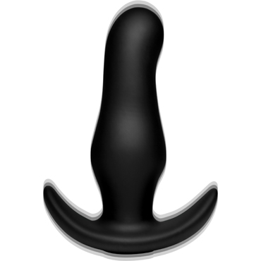 XR Brands Kinetic Thumping 7X Prostate Anal Plug, черная