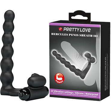 Baile Pretty Love Hercules Penis Sheath III, черная