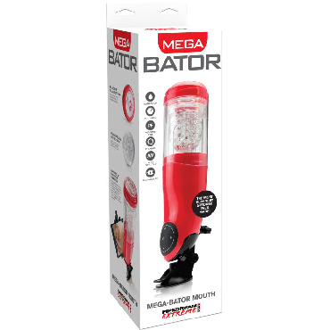 Pipedream Extreme Toyz Mega-Bator Mouth, красный