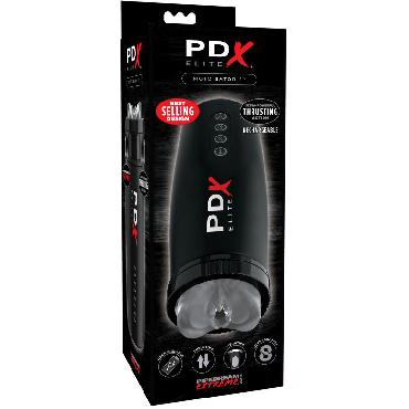 Pipedream PDX Elite Motorbator 2, прозрачный