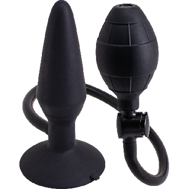 Gopaldas Inflatаble Butt Plug Medium, черная