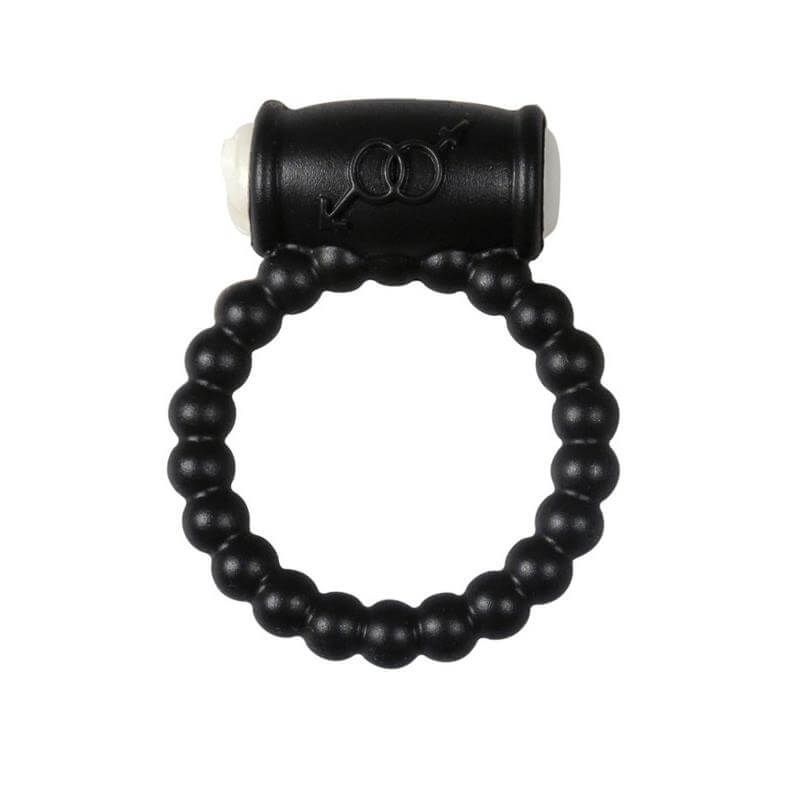 Эрекционное кольцо Ring Balls, черное