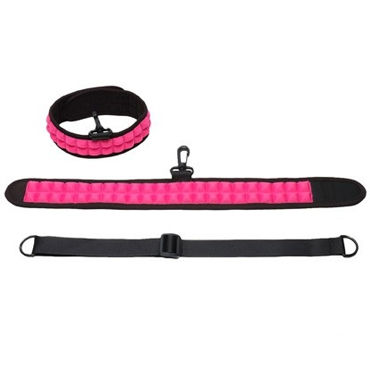 PicoBong Speak No Evil Choker, черно-розовый