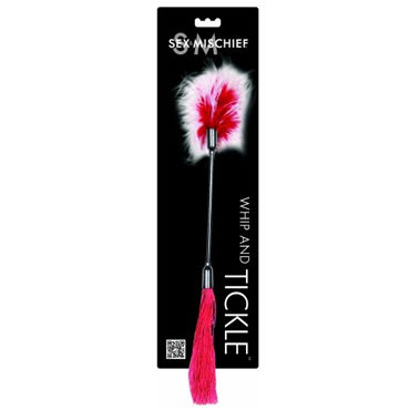 Sex & Mischief Whipper Tickler, красно-белый
