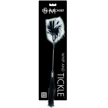 Sex & Mischief Whipper Tickler, черно-белый