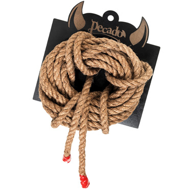 Pecado Веревка профи-джут "Shibari" 8 мм х 5 м, коричневая