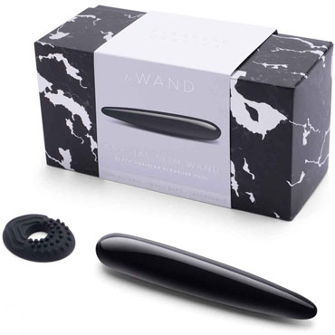 le WAND Crystal Slim Wand, черный обсидиан