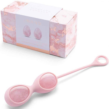 le WAND Crystal Yoni Eggs, розовый кварц