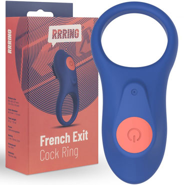 FeelzToys RRRING French Exit Cock Ring, синее