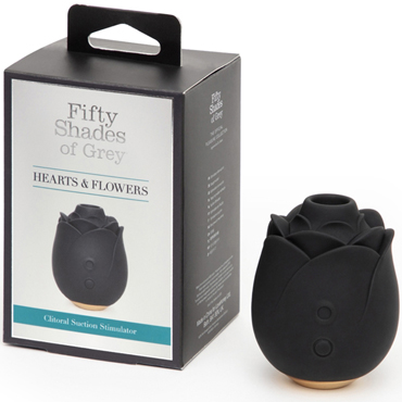 Fifty Shades of Grey Hearts & Flowers Black Rose, черный