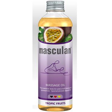 Masculan Massage Oil Tropic Fruits, 200 мл