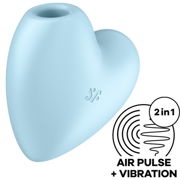 Satisfyer Cutie Heart, голубой