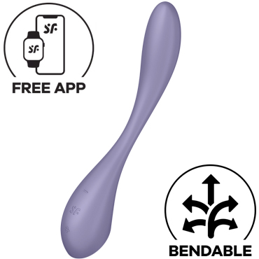 Satisfyer G-Spot Flex 5 Connect App, сиреневый