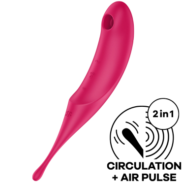 Satisfyer Twirling Pro, красный 20 см