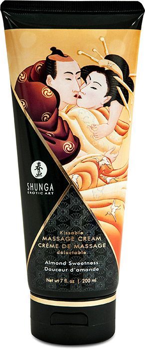 Крем массажный сьедобный Shunga Almond Sweetness, 200 мл