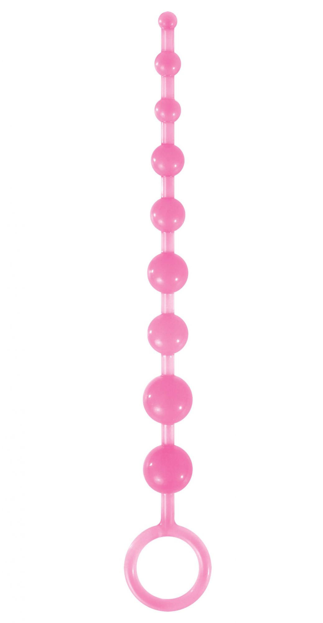 Анальная цепочка NS Novelties Firefly Pleasure beads, розовая