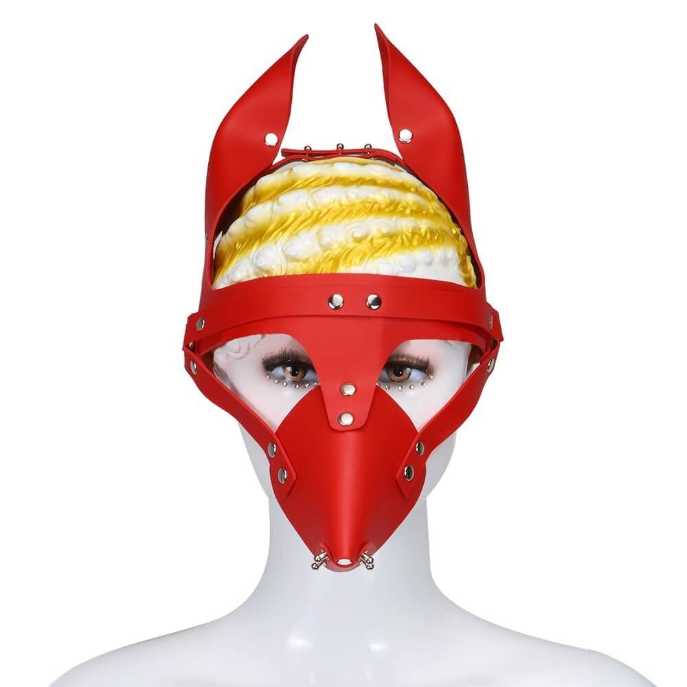 Маска Lapin Rose Лиса, красная