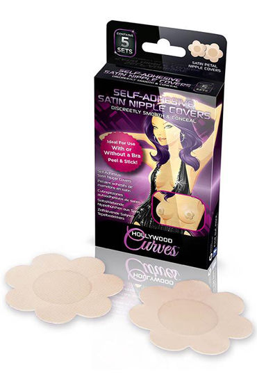 Hollywood Curves Satin Nipple Covers