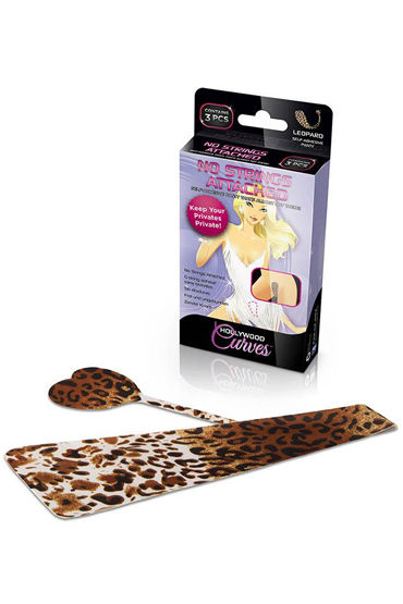 Hollywood Curves набор G-стринг, леопардовый