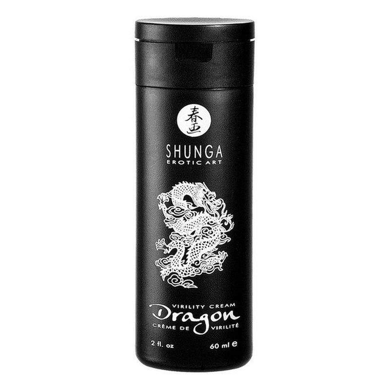 Интимный крем-лубрикант для мужчин Shunga «Дракон» (Dragon), эффект «ледяного огня», 60 мл