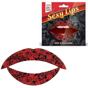 Erotic Fantasy Sexy Lips, алые розы
