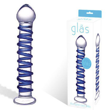 Glas Blue Spiral