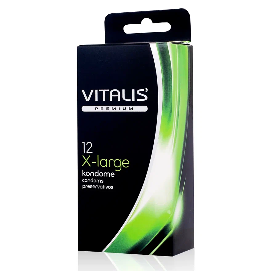 Презервативы VITALIS Extra large, 12шт