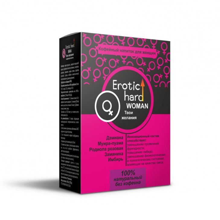 Кофейный напиток для женщин Erotic Hard, 100 г