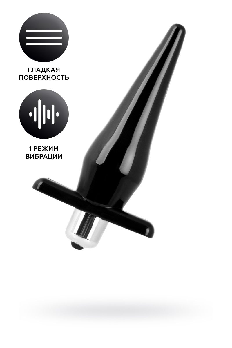 Анальная втулка Black&Red by TOYFA, TPE, черный, 12,7 см, Ø 3 см