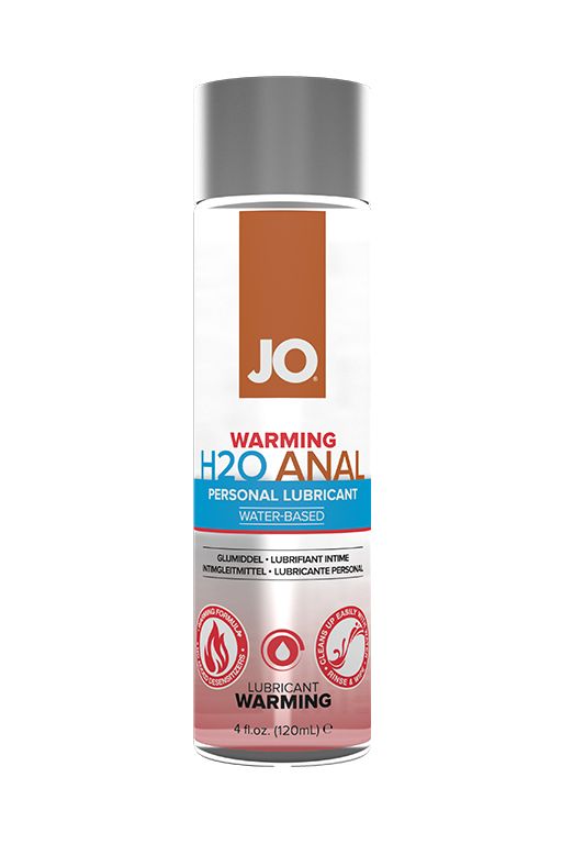 Анальный согревающий лубрикант на водной основе JO Anal H2O Warming, 120 мл