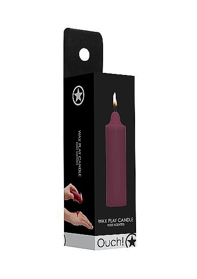 Восковая BDSM свеча Wax Play с ароматом розы