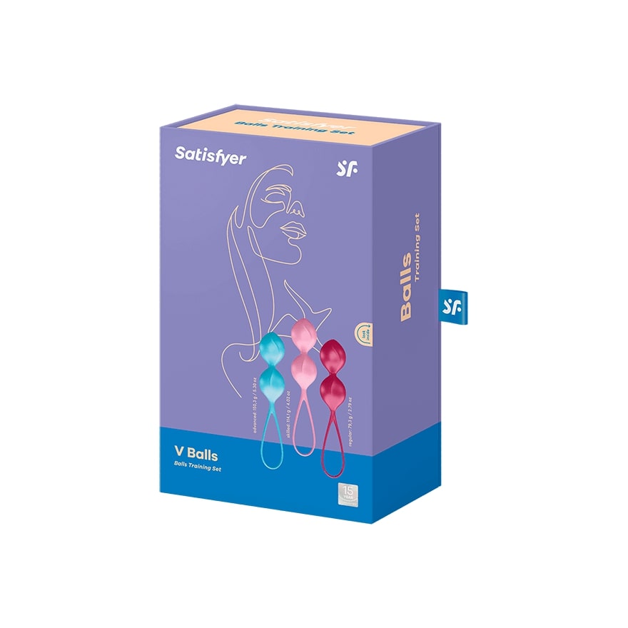 Набор из классических двойных вагинальных шариков Satisfyer V Balls (set of 3)