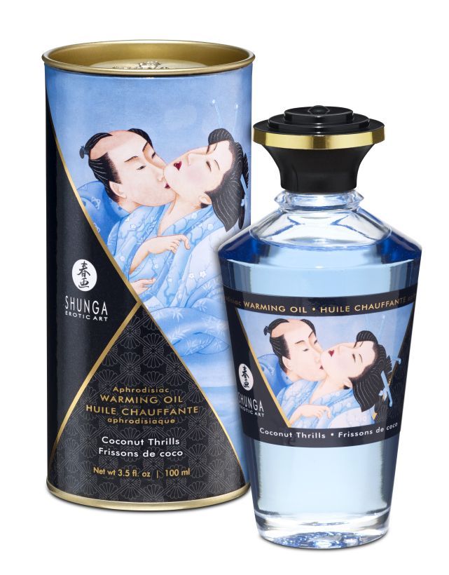 Масло массажное съедобное Shunga Кокосовое волнение, 100 мл