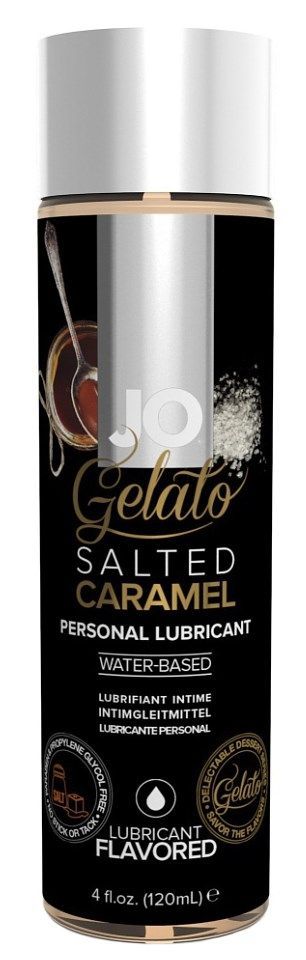 Лубрикант съедобный System Jo Gelato Соленая карамель, 120 мл