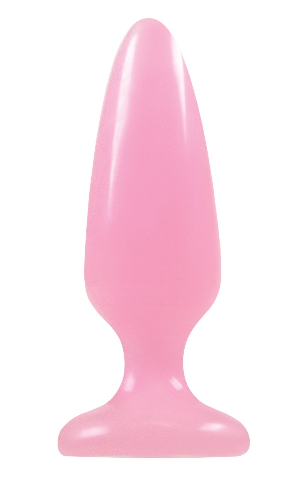 Анальная пробка NS Novelties Firefly Pleasure Plug средняя, розовая