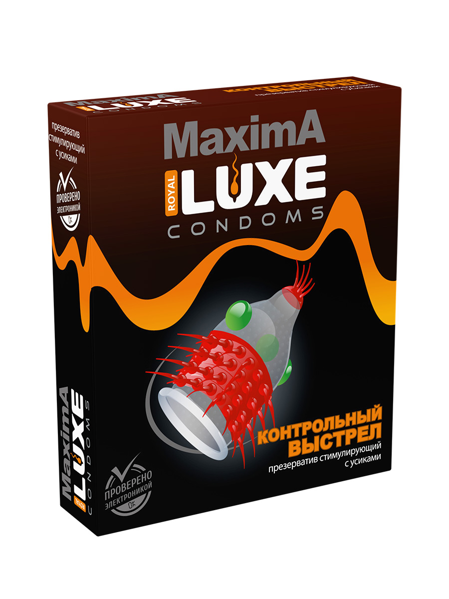 Презерватив Luxe Maxima Контрольный выстрел, 1 шт