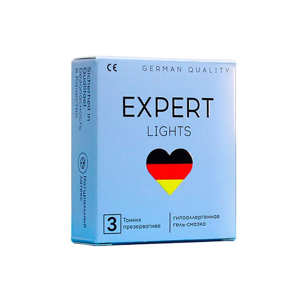 Презервативы EXPERT LIGHTS №3, ультратонкие