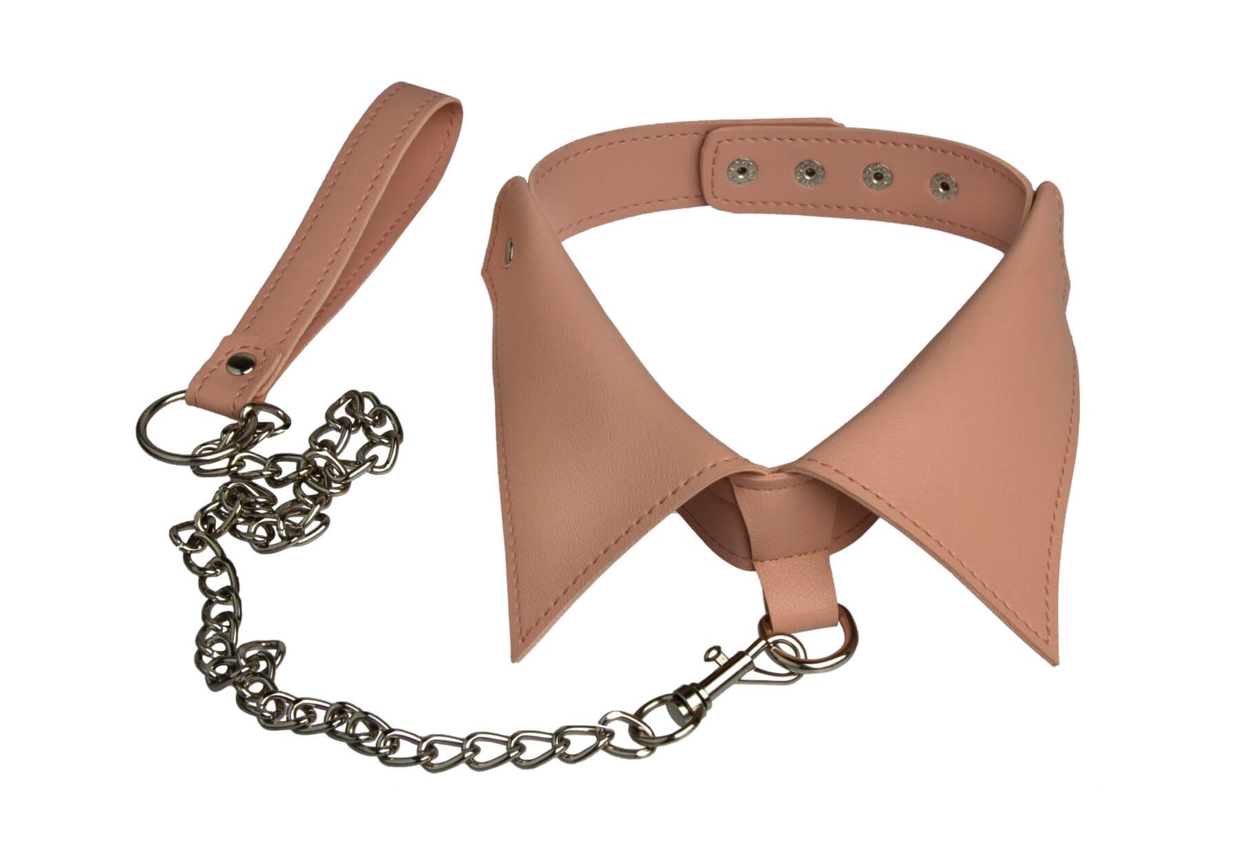 Воротничок Lapin Rose с поводком, розовый