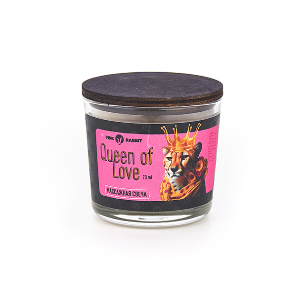 Массажная свеча PinkRabbit Queen of love, 70 мл