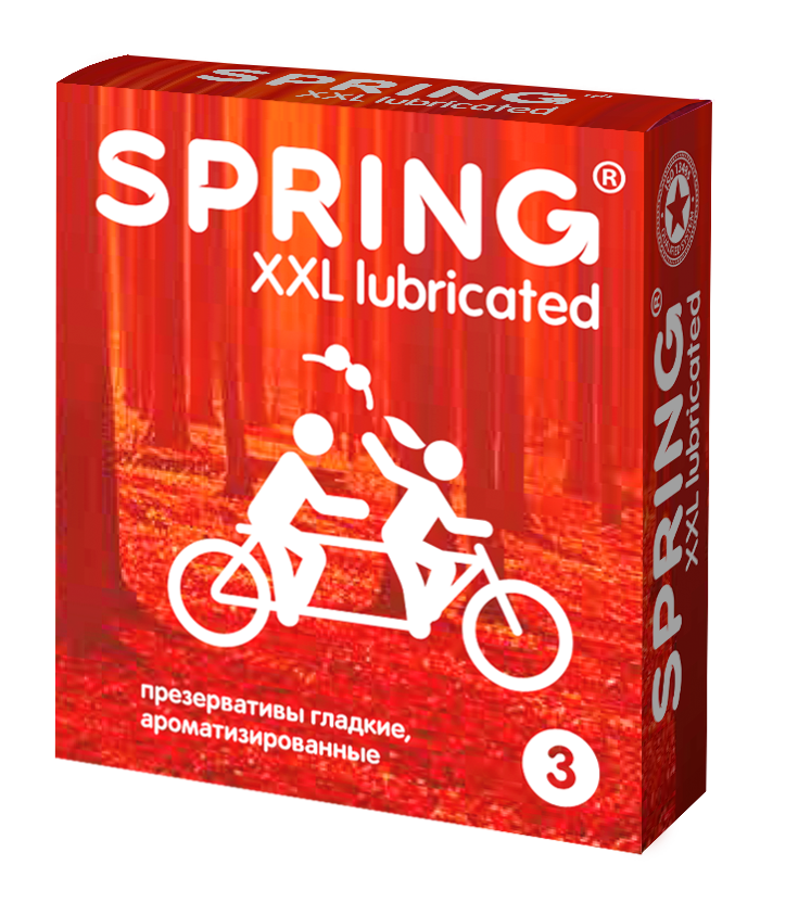 Презервативы SPRING  XXL, 3 шт./уп. (увеличенные)