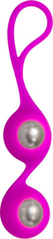Вагинальные шарики Juicy Toyz Melody Silver фиолетовые