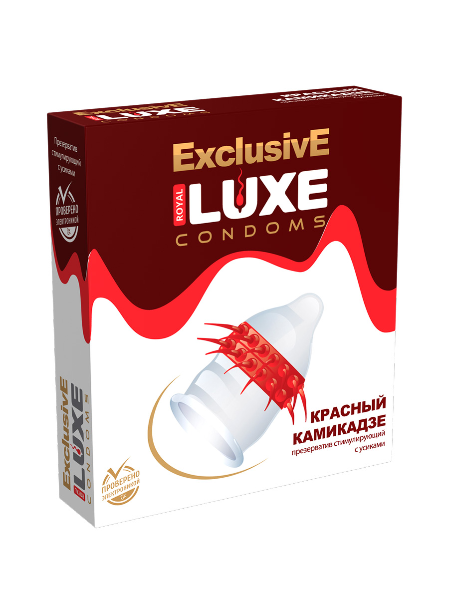 Презерватив Luxe Exclusive Красный камикадзе, 1 шт