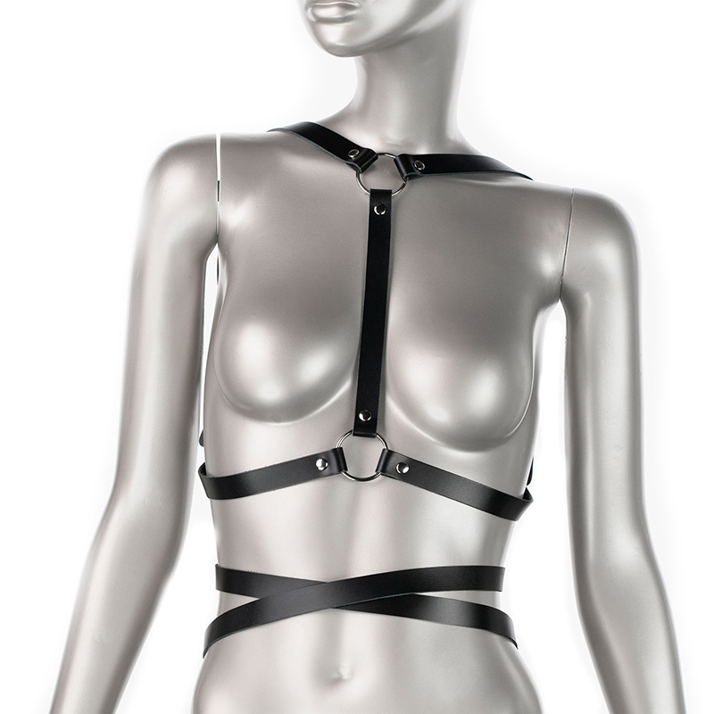 Бондажный комплект Passion Belts Элиз, черный