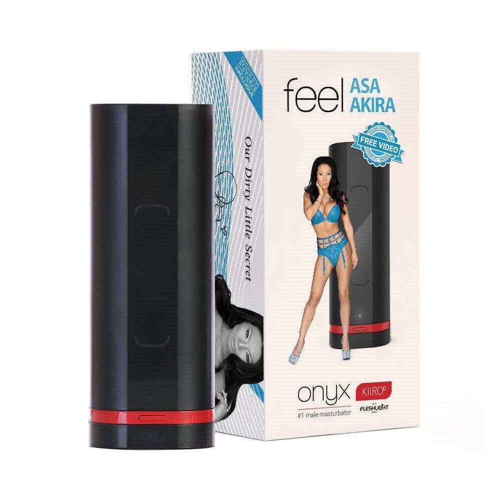 Мастурбатор с Bluetooth Kiiroo Onyx Asa Akira, черный
