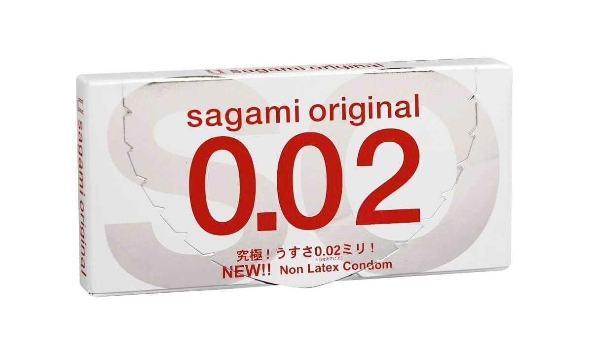 Презервативы Sagami Original 0,02, полиуретан, 2 шт