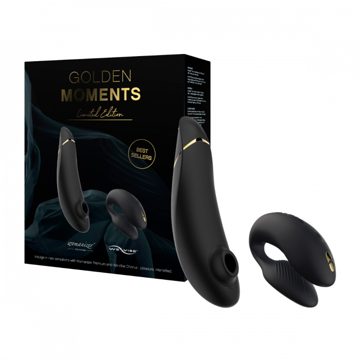 Набор Golden Moments: Womanizer Premium 2 + We-Vibe Chorus